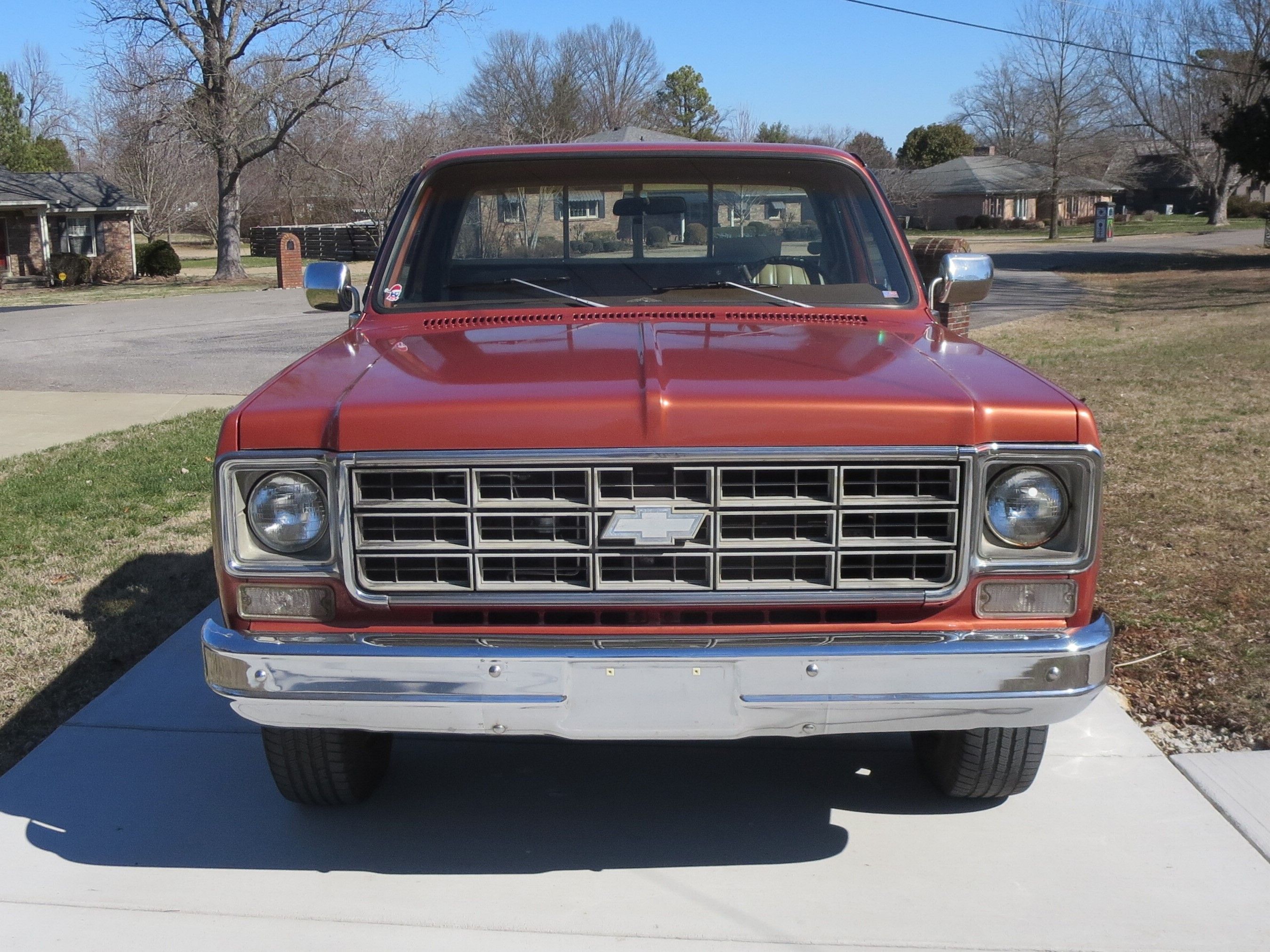 Sold - 1977 Chevrolet C20 Custom Deluxe Pickup With Performance ...