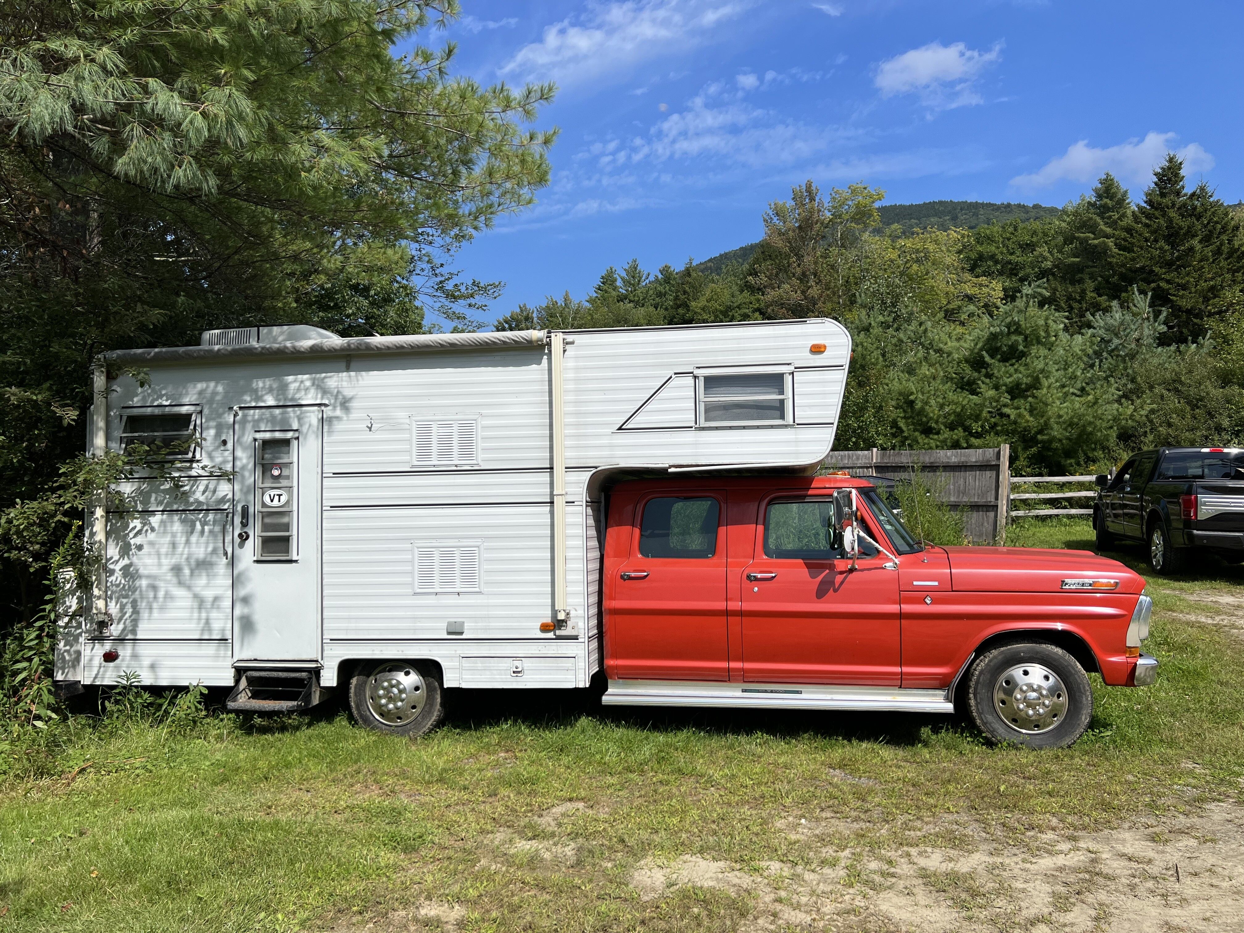 Sold - Vintage RV: 1972 Ford F350 Crew Cab Camper - Hemmings.com