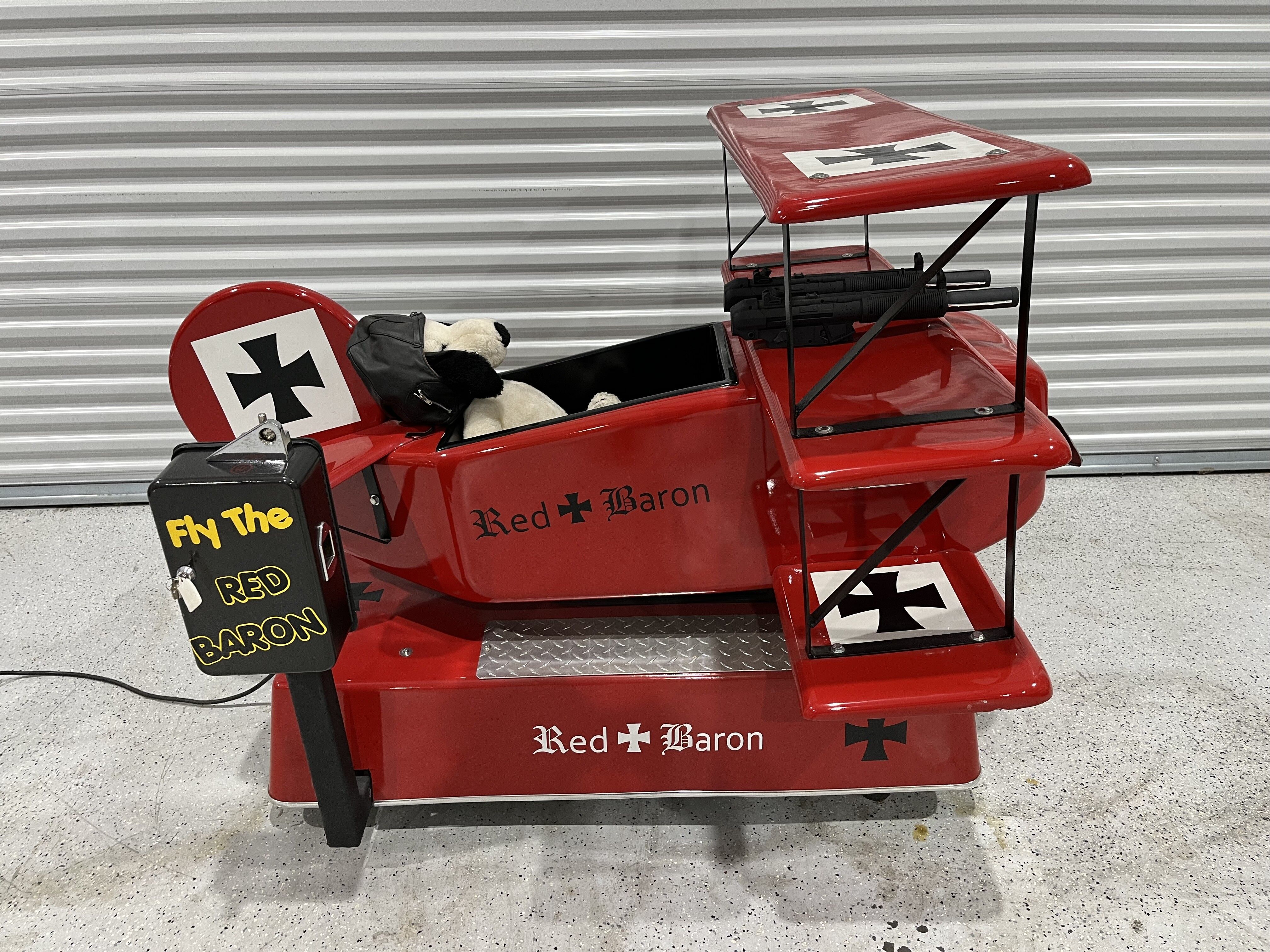 Sold - Restored 1960 Ballys Red Baron Kiddie Ride | Hemmings
