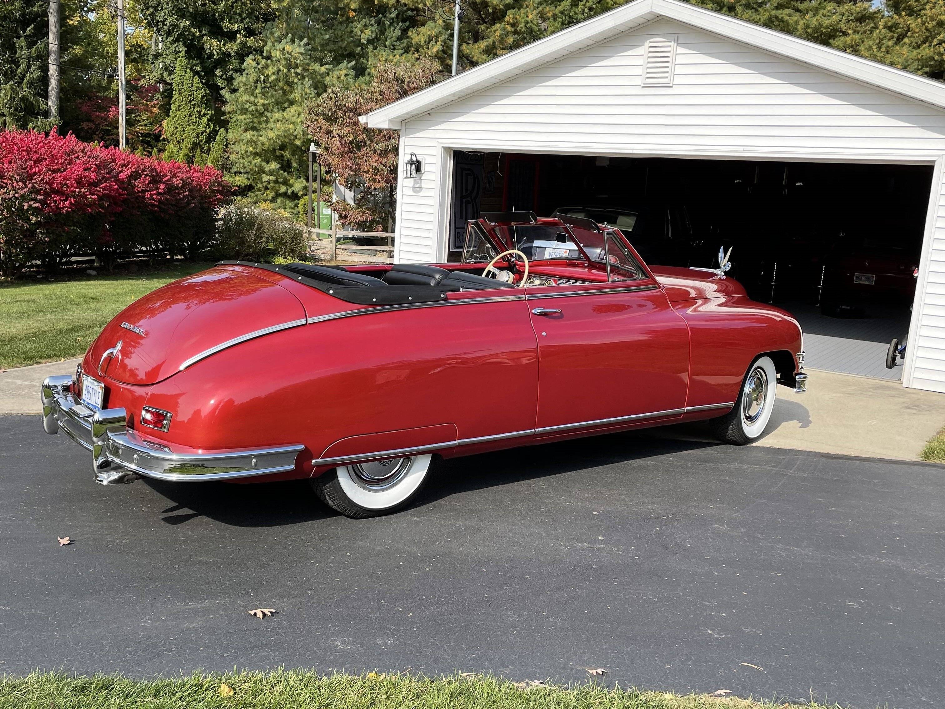 Sold - Restored 1948 Packard Super Eight Victoria Convertible Coupe ...