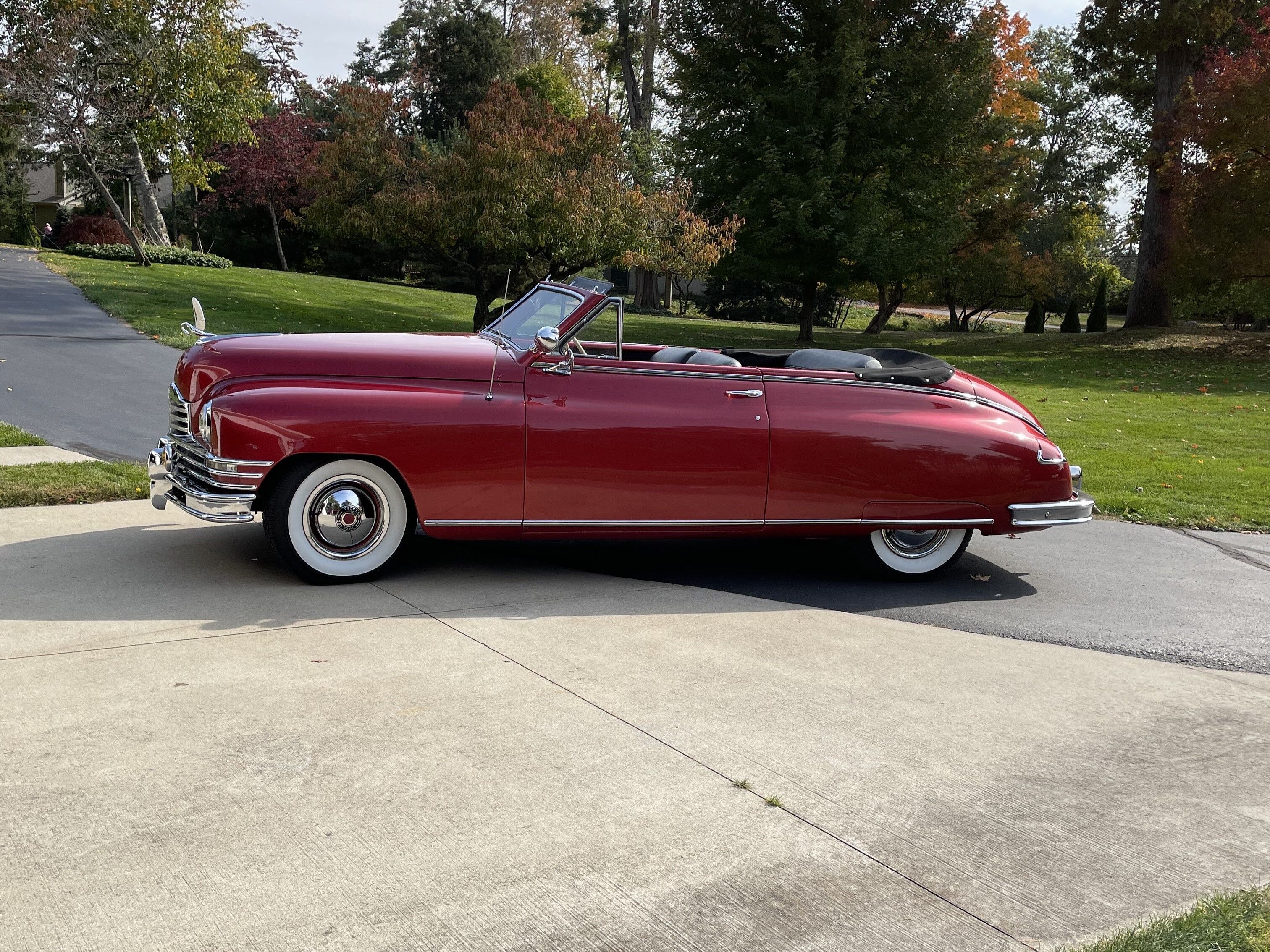 Sold - Restored 1948 Packard Super Eight Victoria Convertible Coupe ...