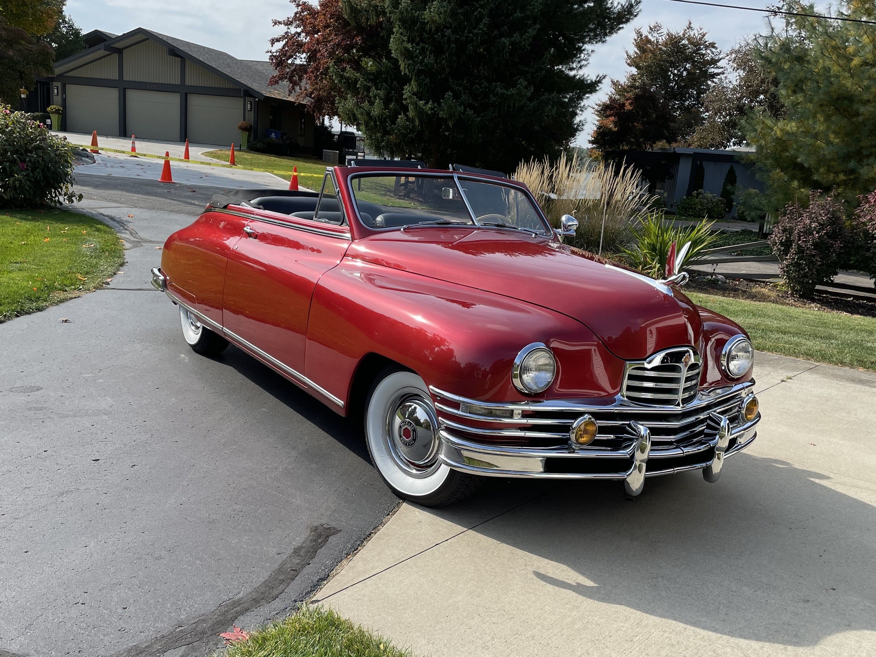 Sold - Restored 1948 Packard Super Eight Victoria Convertible Coupe ...