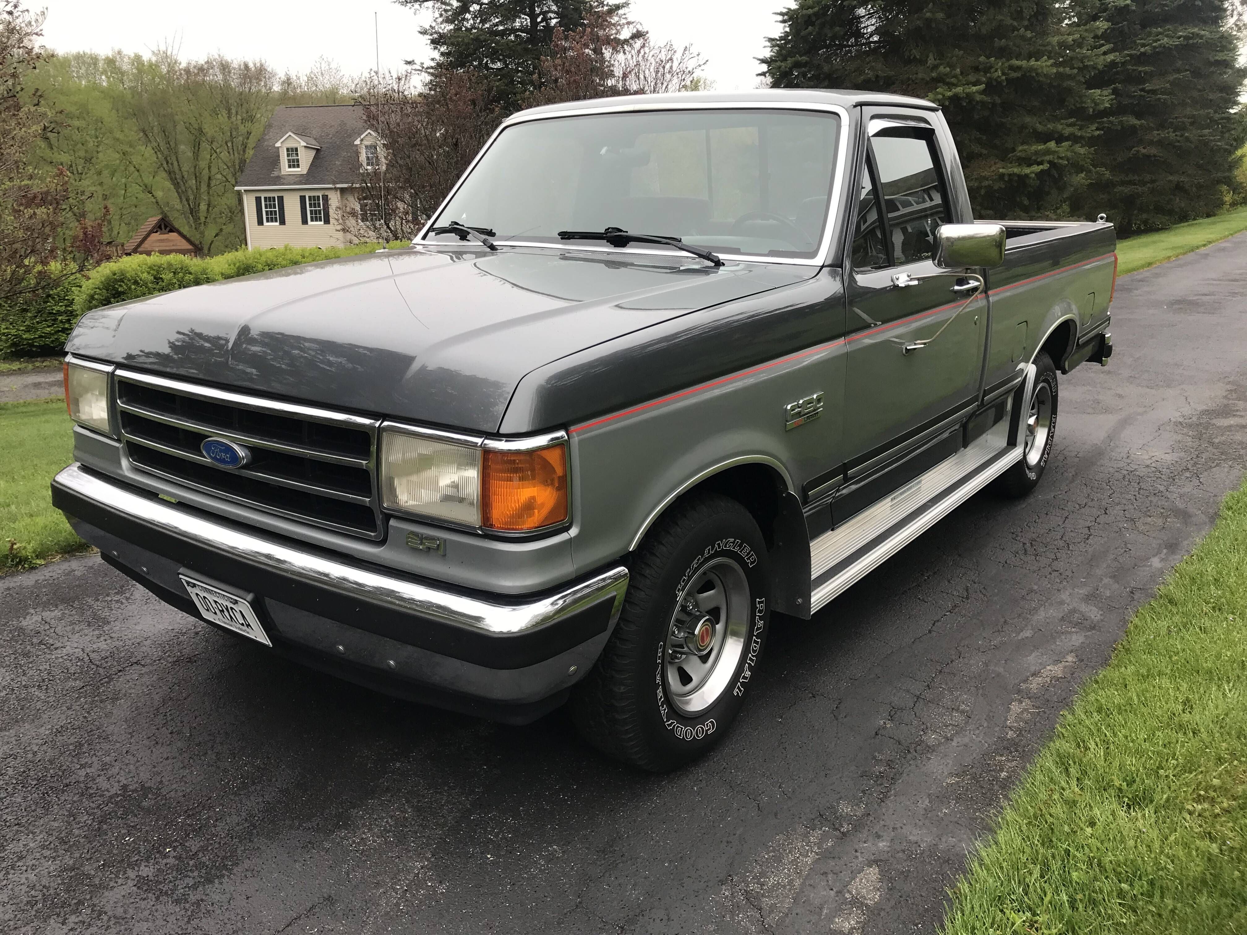 Sold - 1990 Ford F150 XLT Lariat Pickup With Less Than 60K Miles ...