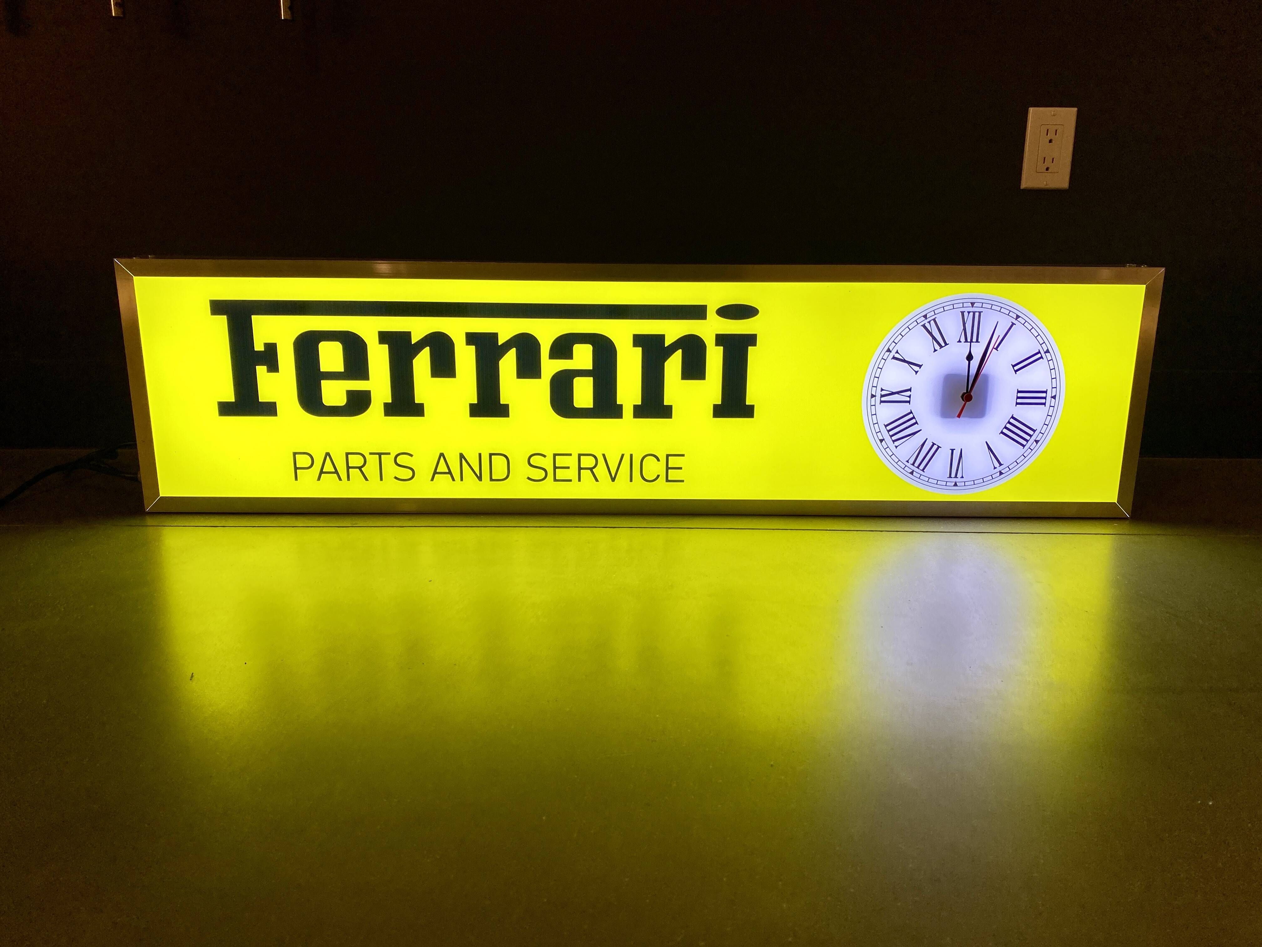 Sold - 1980 Ferrari Service LED Sign - Hemmings.com