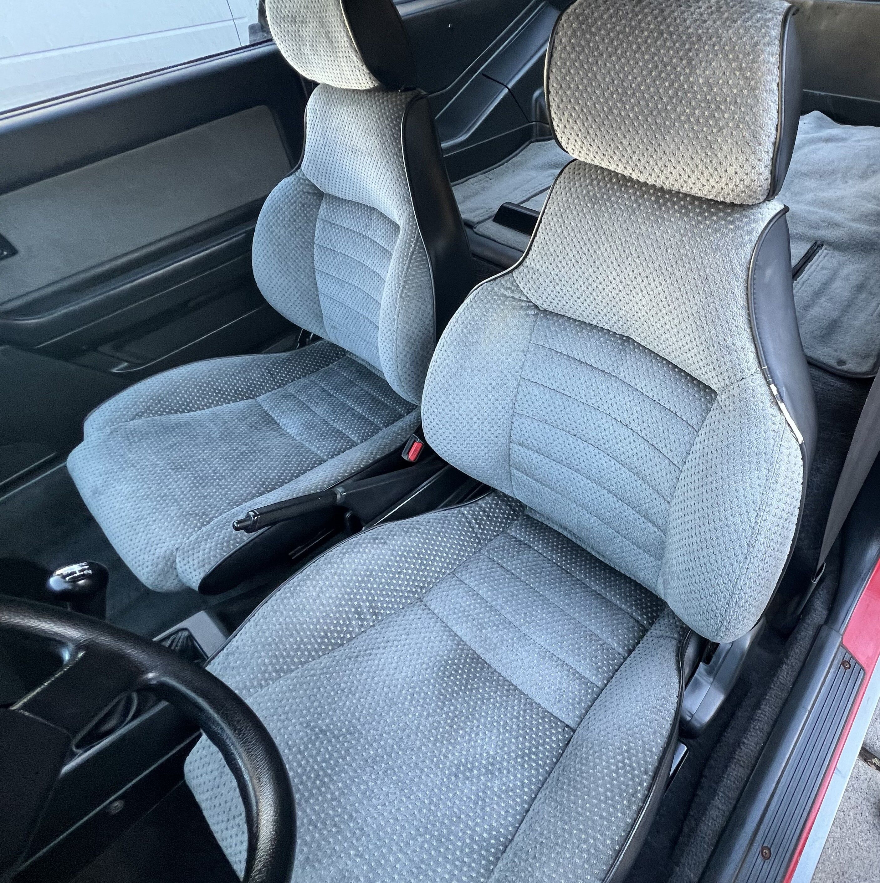 1986 Honda Crx JHMAF5329GS047196 Red Charcoal Grey and Black 1.5-liter SOHC inline-four