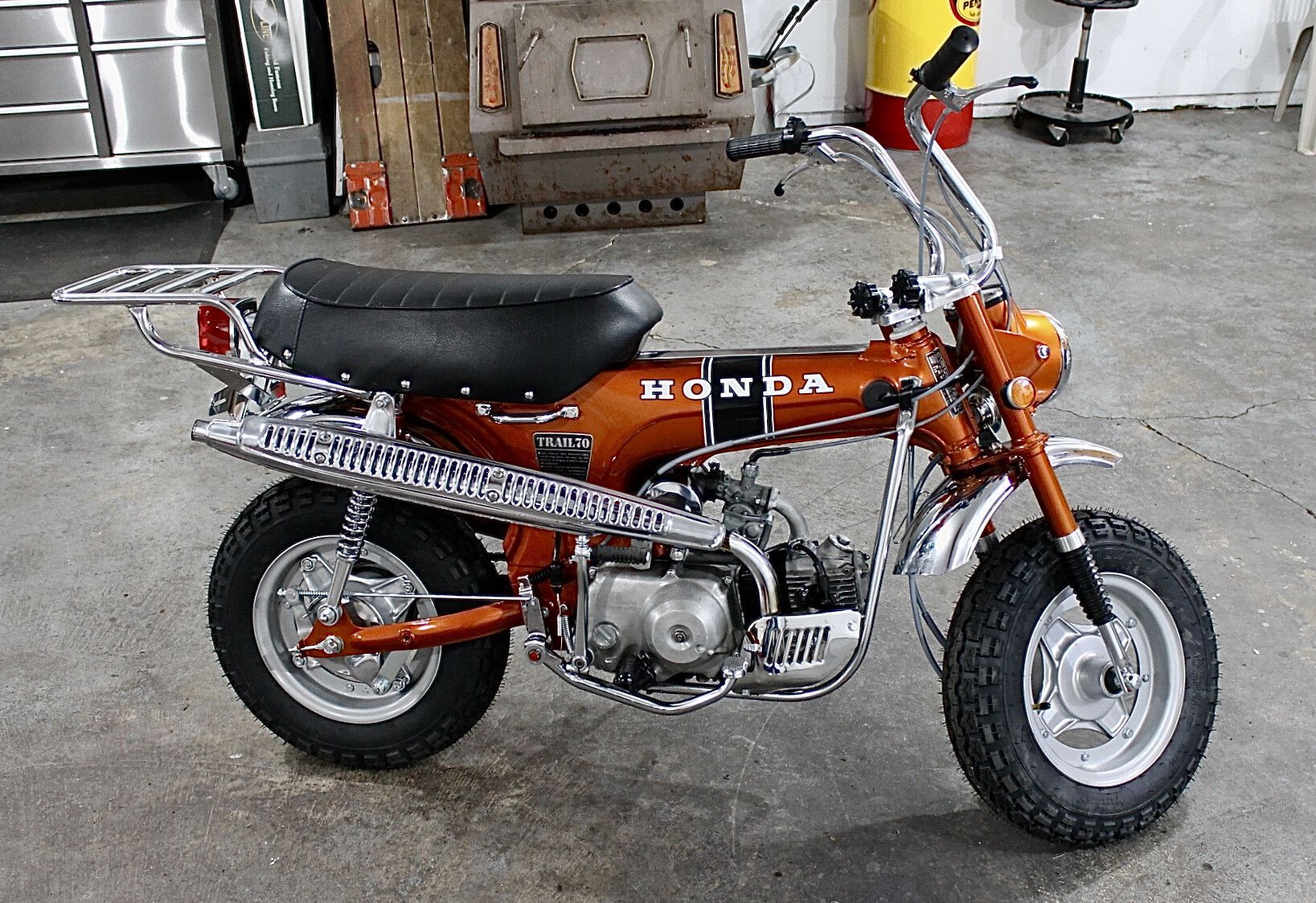 Sold - Like Dream: Restored Candy Gold 1970 Honda CT70 Trail 70 ...