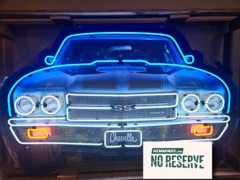 Sold - No-Reserve 1970 Chevrolet Chevelle SS Neon Sign - Hemmings.com