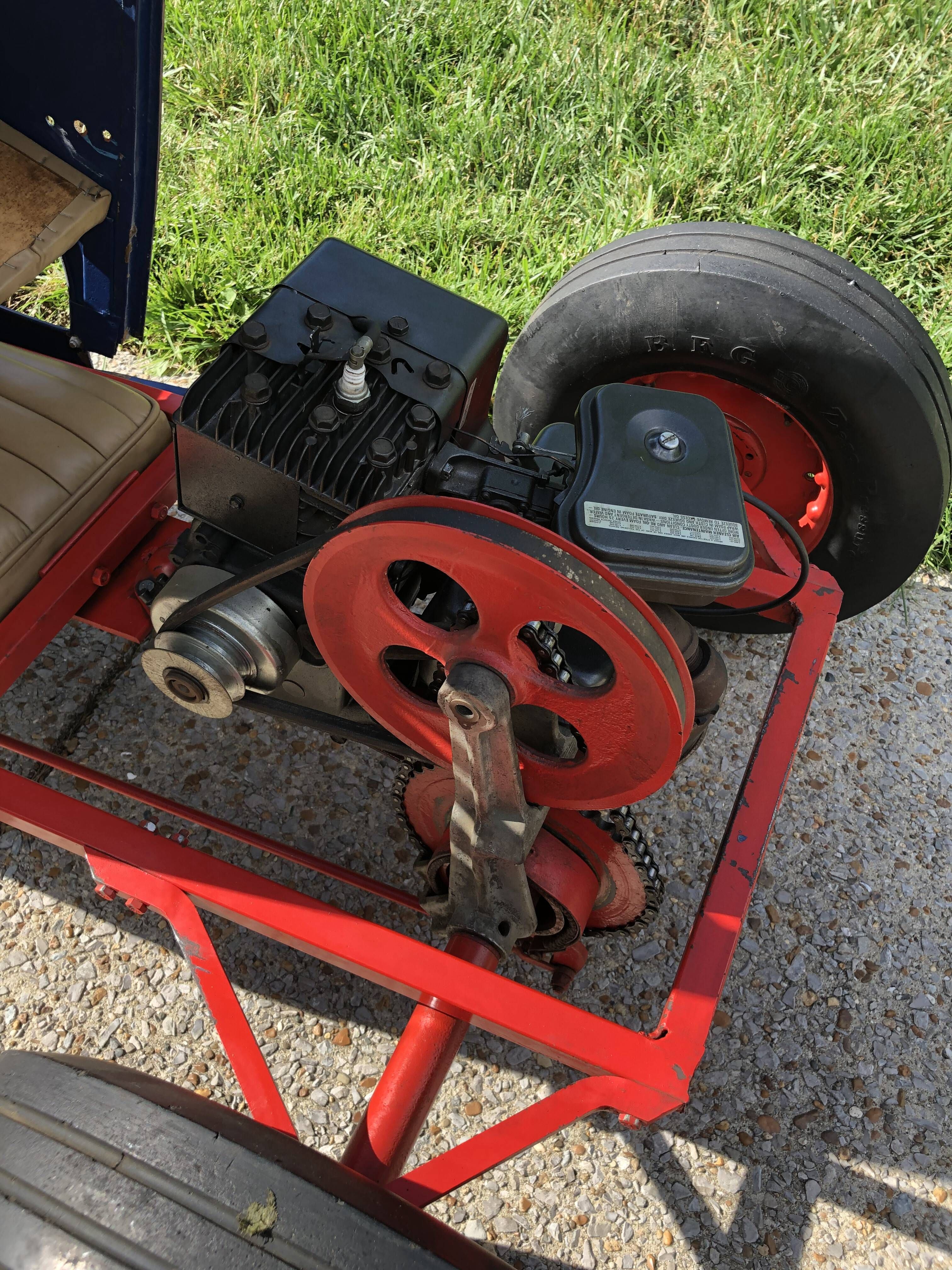 1934 Dreyer OtherRace Car Blue and red Tan leather Briggs and Stratton 3-hp air-cooled single