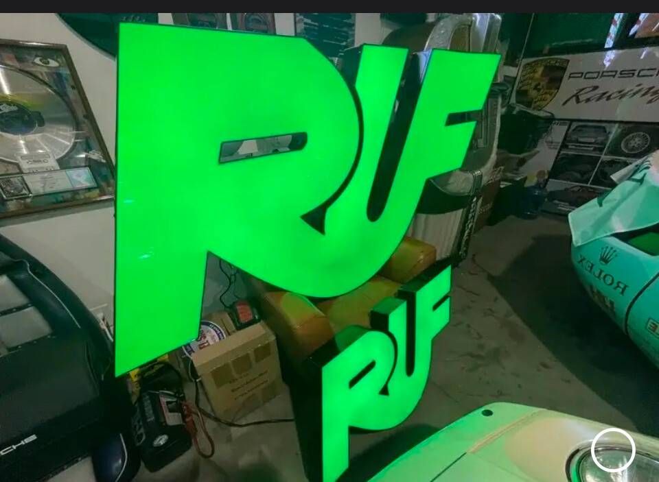 Sold - No-Reserve Pair of RUF Lighted Signs - Hemmings.com