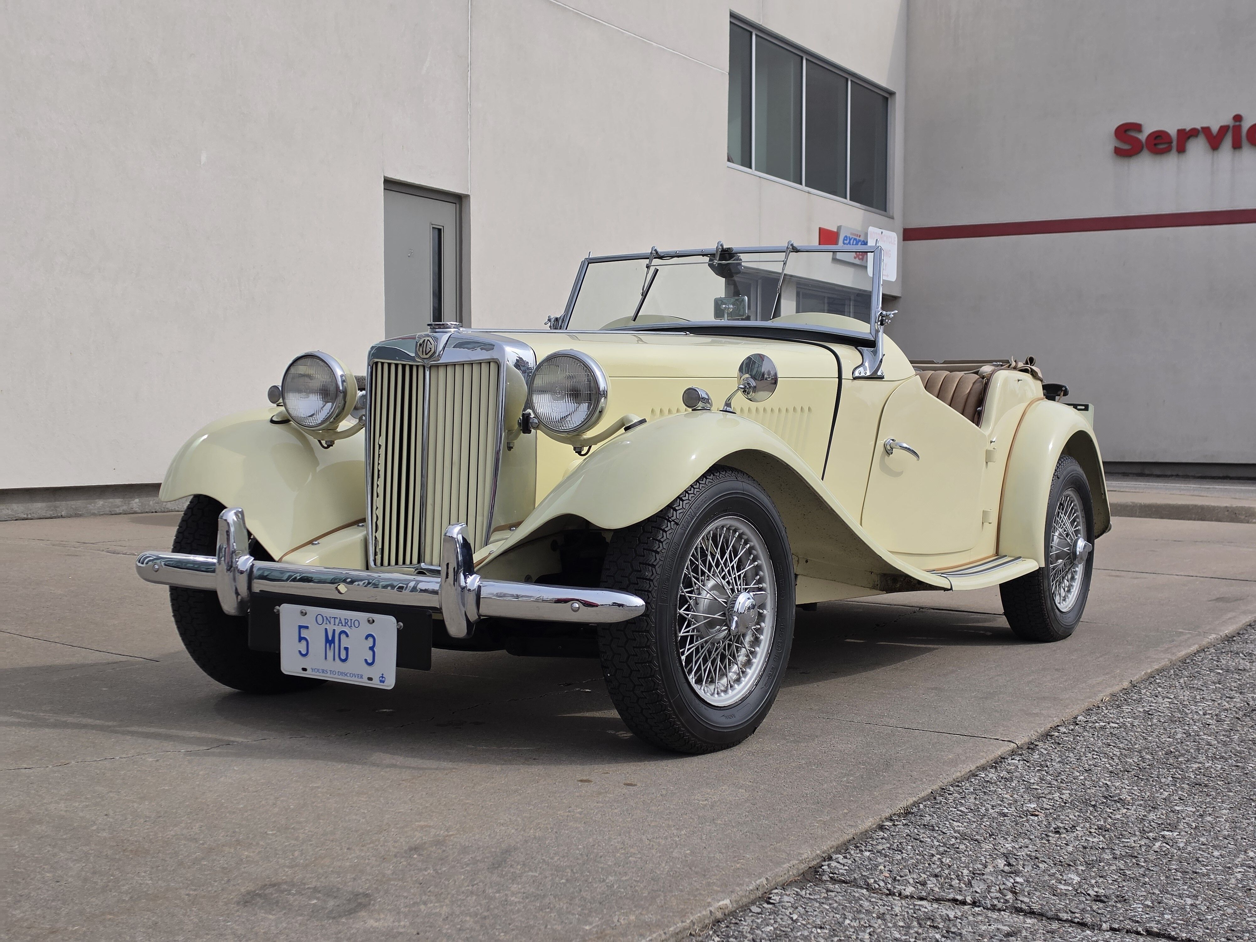 Jaunty Drop-Top: 1953 MG-TD Convertible - Hemmings.com