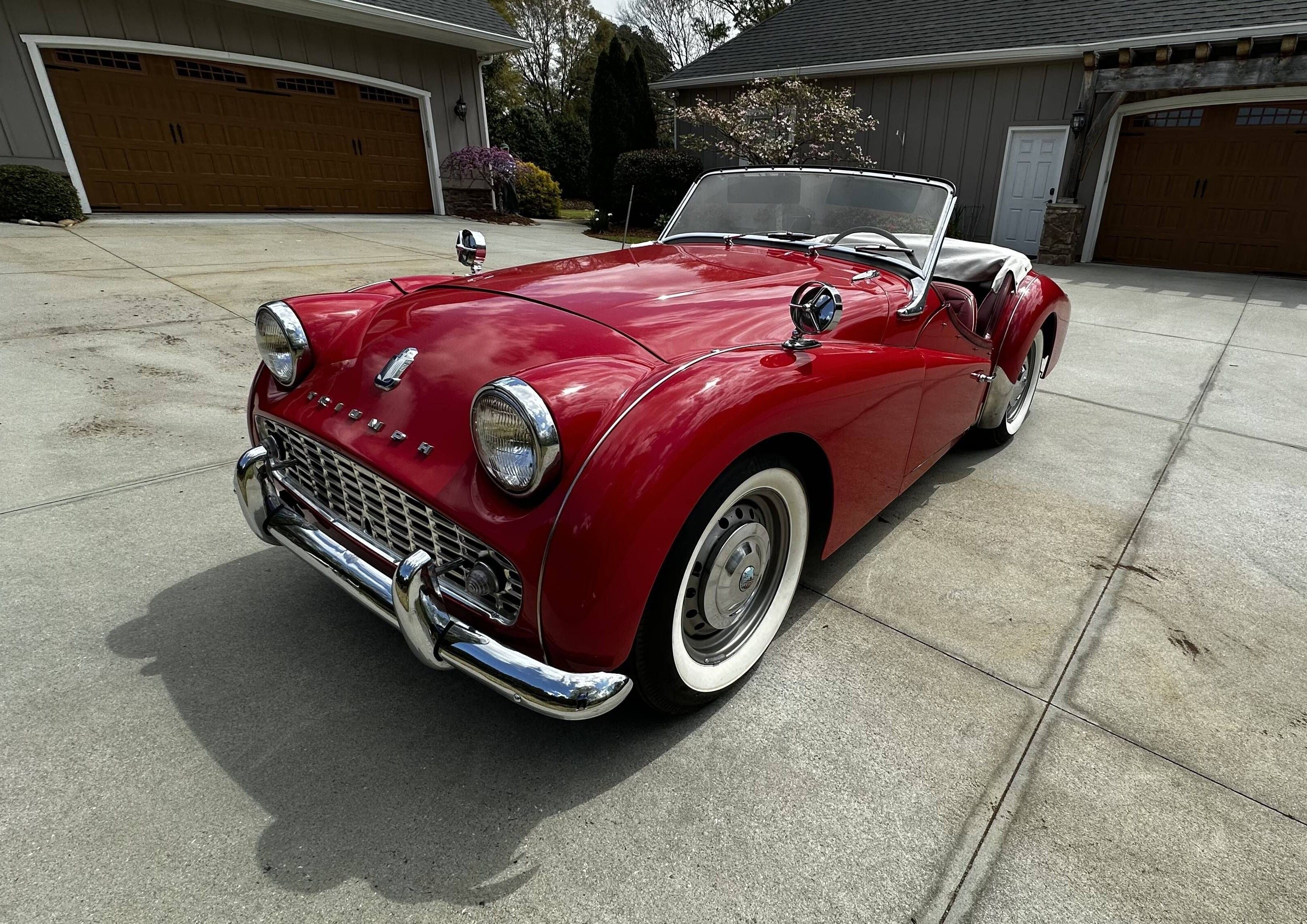 Sold - 1961 Triumph TR3a Convertible With a Prior Restoration