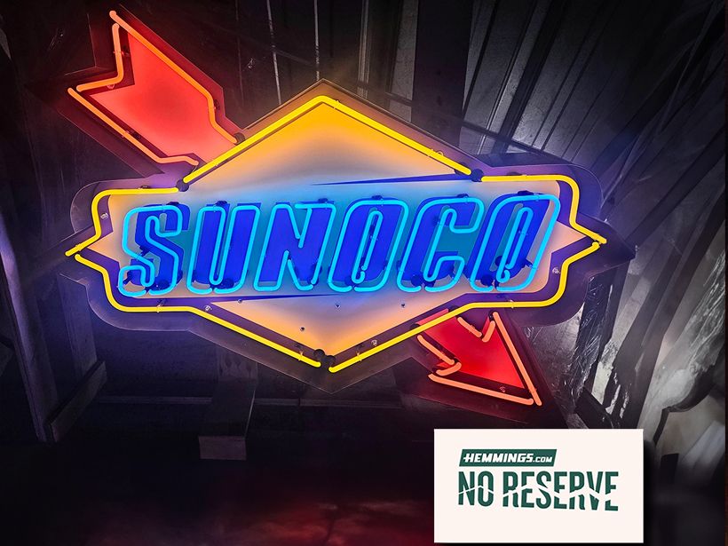 Sold - No-Reserve Sunoco Neon Sign - Hemmings.com