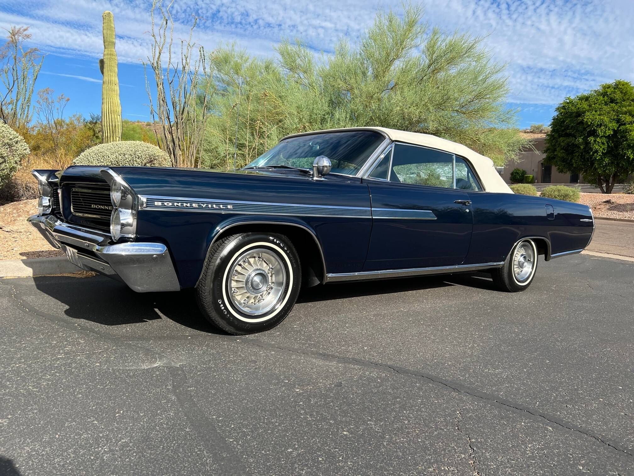 1963 Pontiac Bonneville Convertible with 389 V8 & Factory A/C