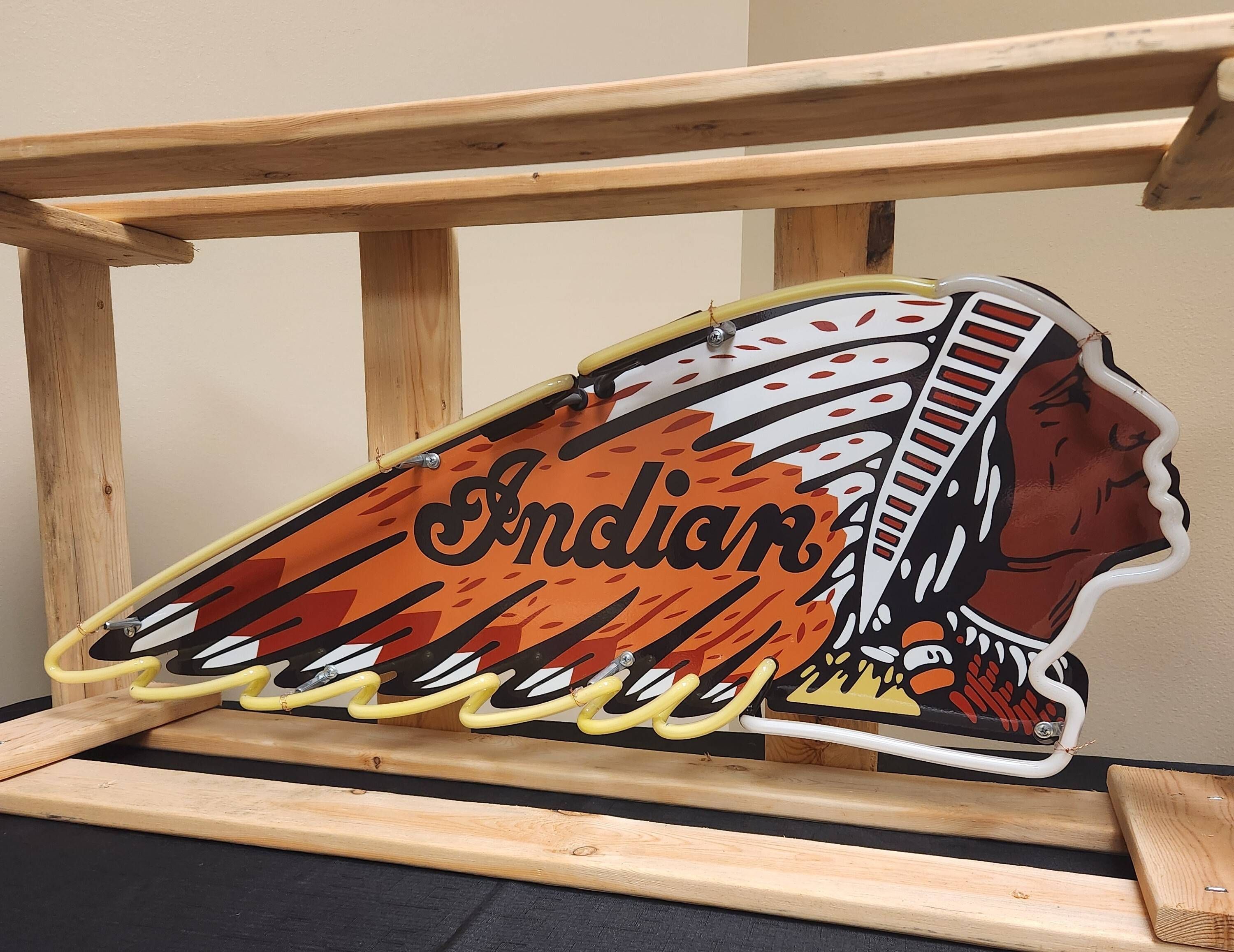 Indian Motorcycle Neon Sign - Hemmings.com