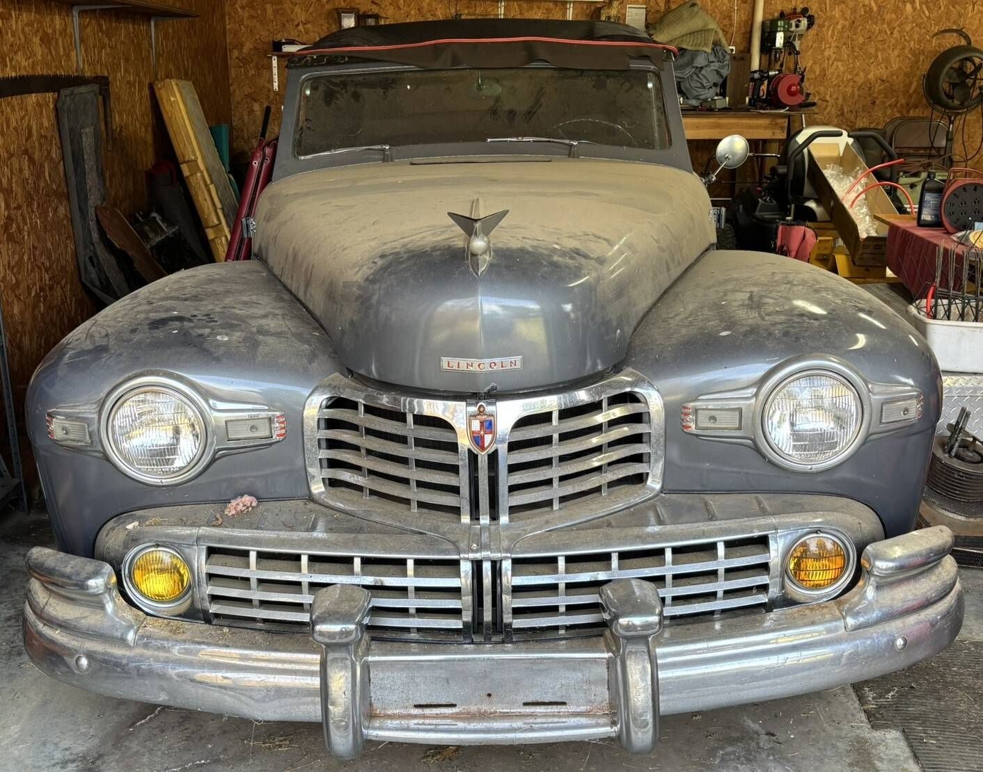 Sold - 1946 Lincoln Continental 2-Door Convertible Restoration