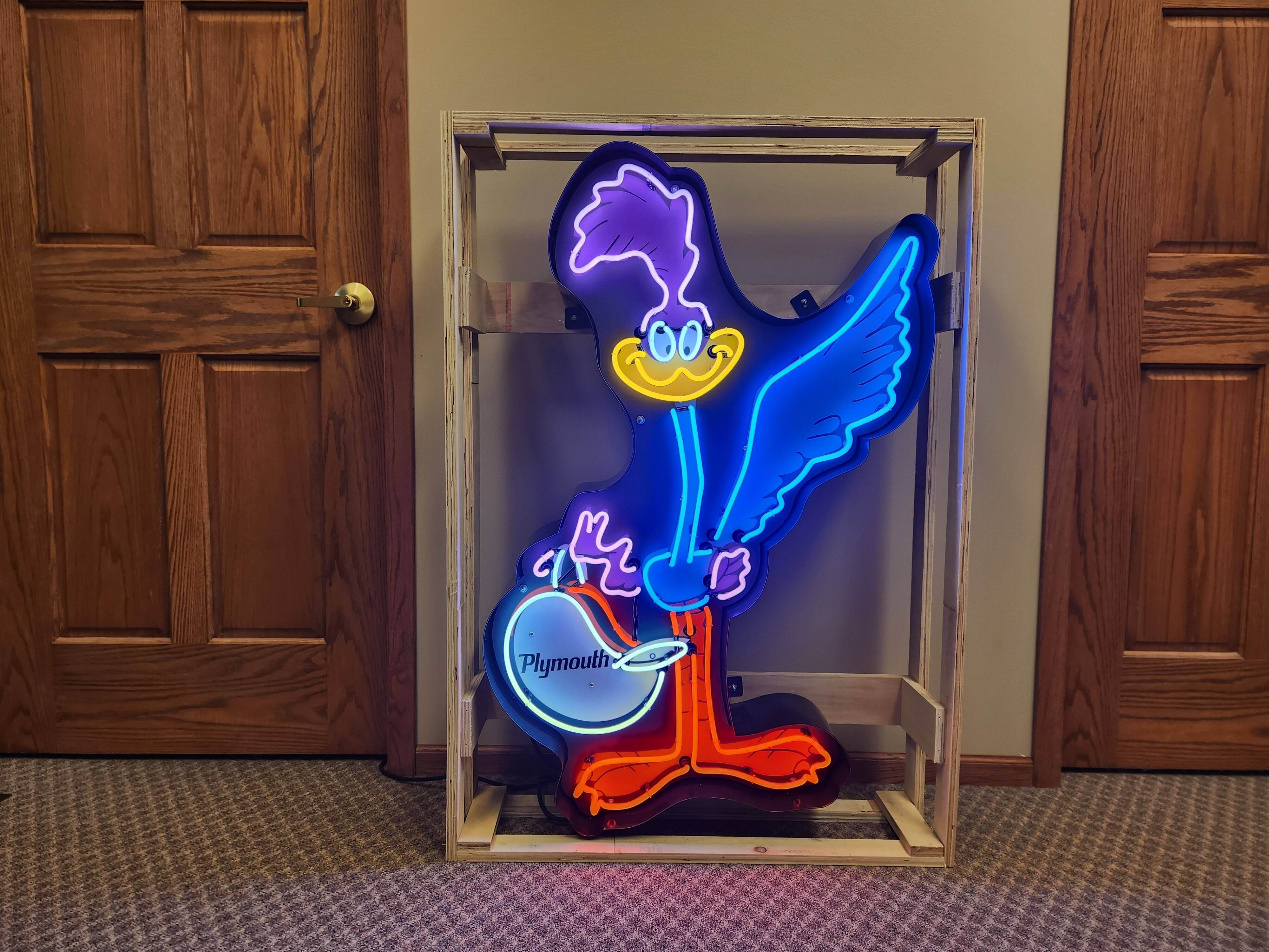 Sold - Plymouth Road Runner Neon Sign - Hemmings.com