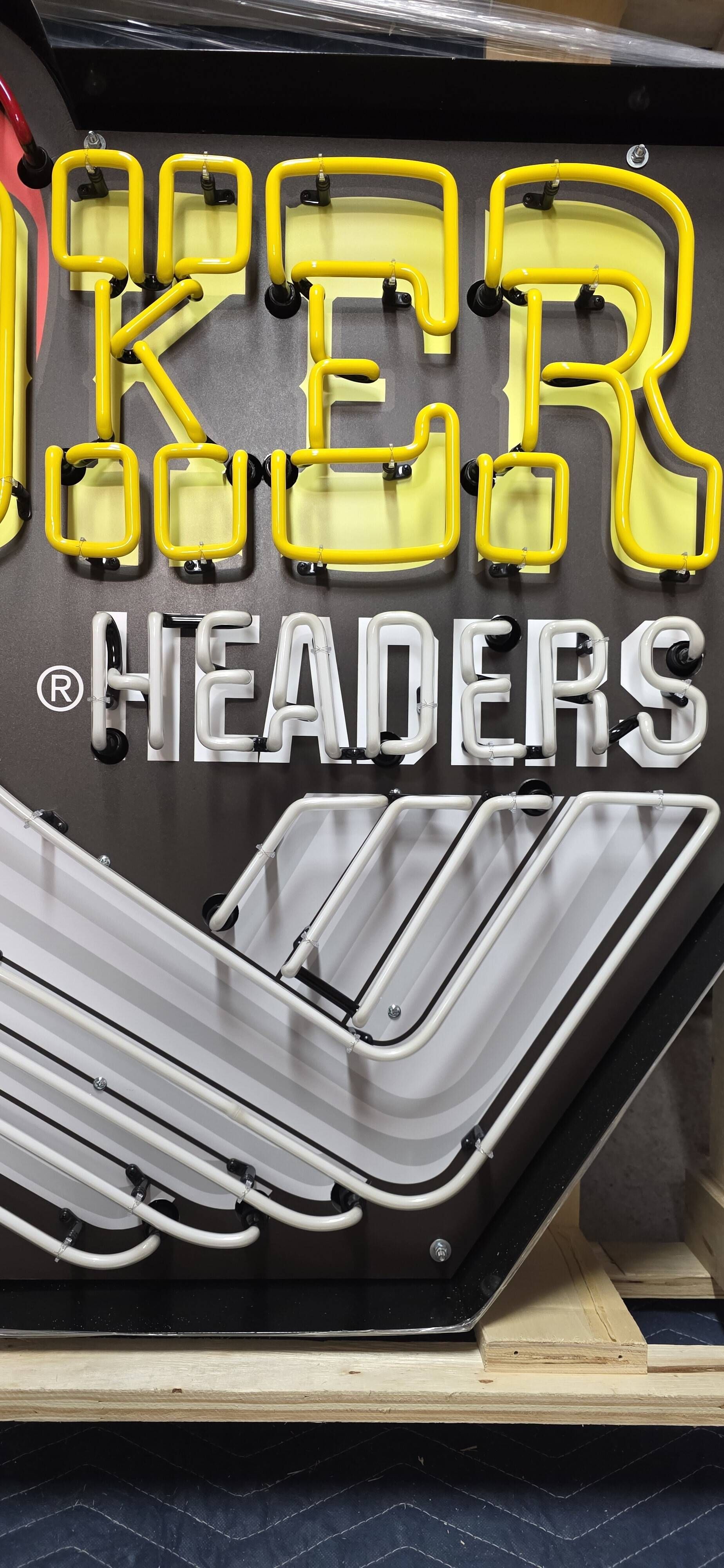 Sold - No-Reserve Hooker Headers Neon Sign | Hemmings