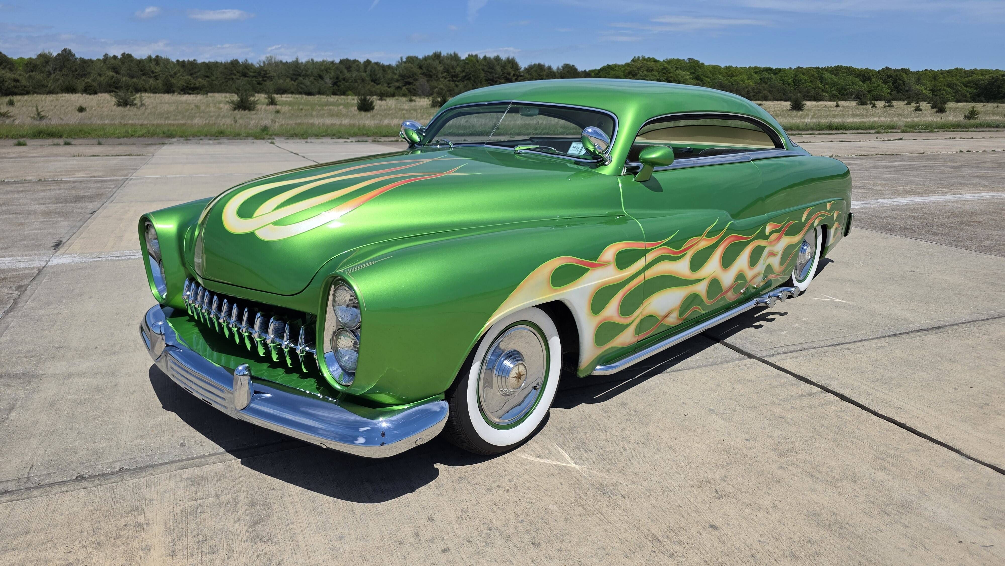 1951 Mercury Custom Lead Sled Painted in Striking Camaro Synergy