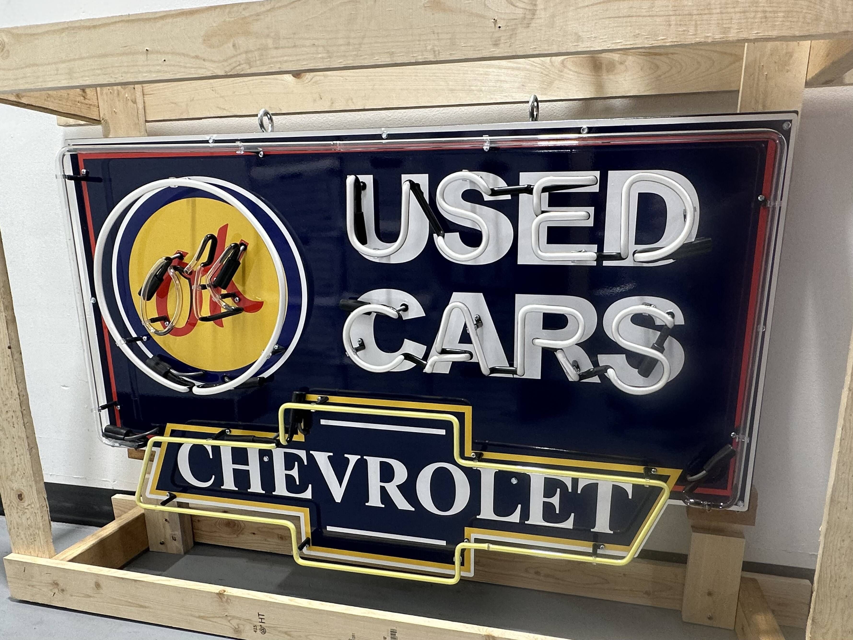 Chevrolet OK Used Cars Neon Sign - Hemmings.com