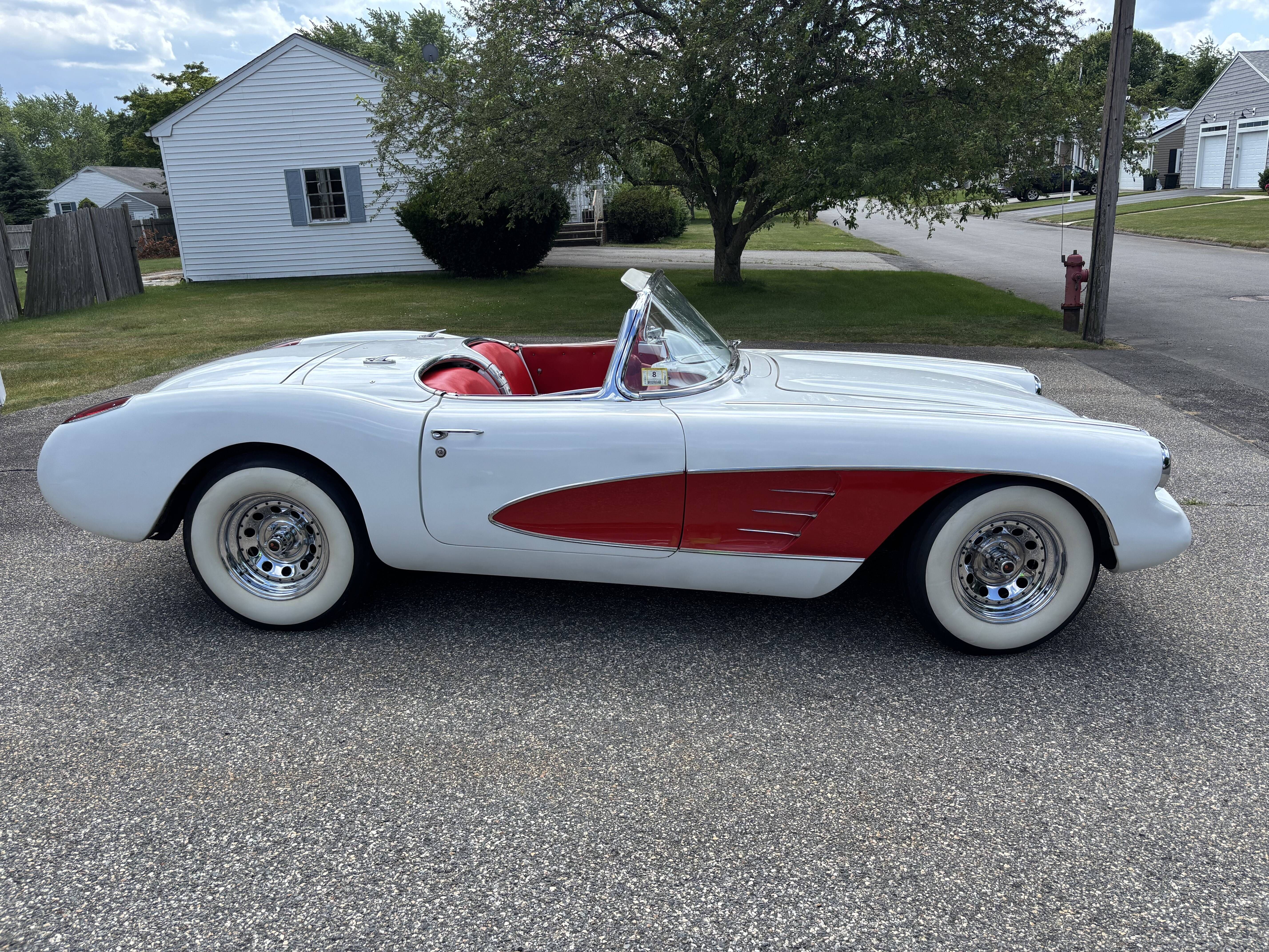 Customized 1959 Chevrolet Corvette With a 350 V8 and a Four-Speed