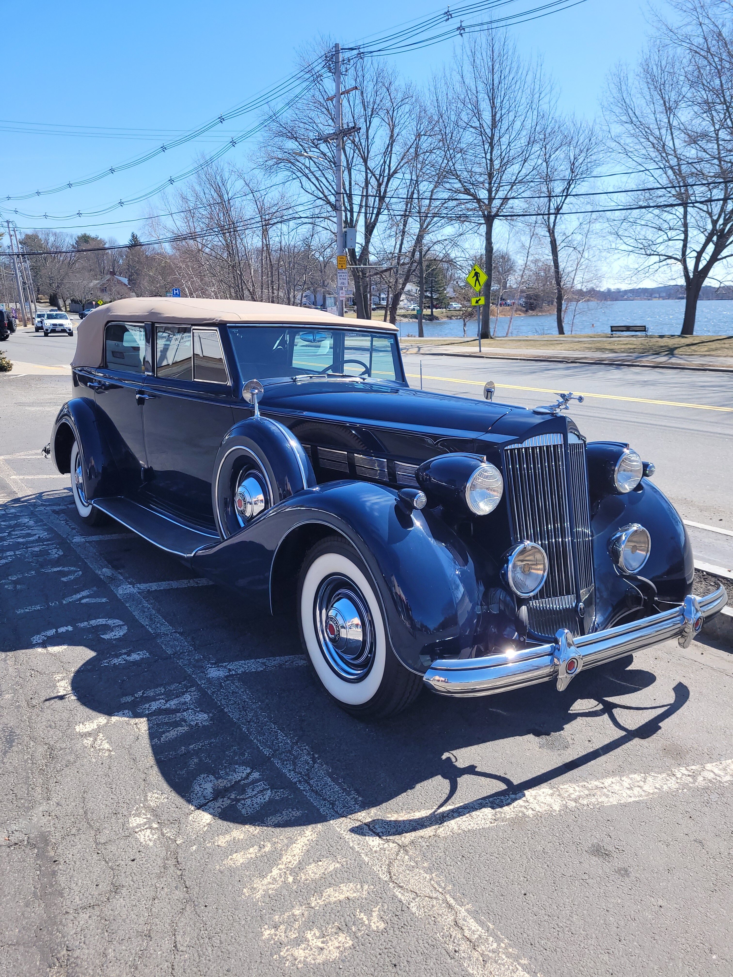 1937 Packard Super 8 Convertible With Special Ordered Divider