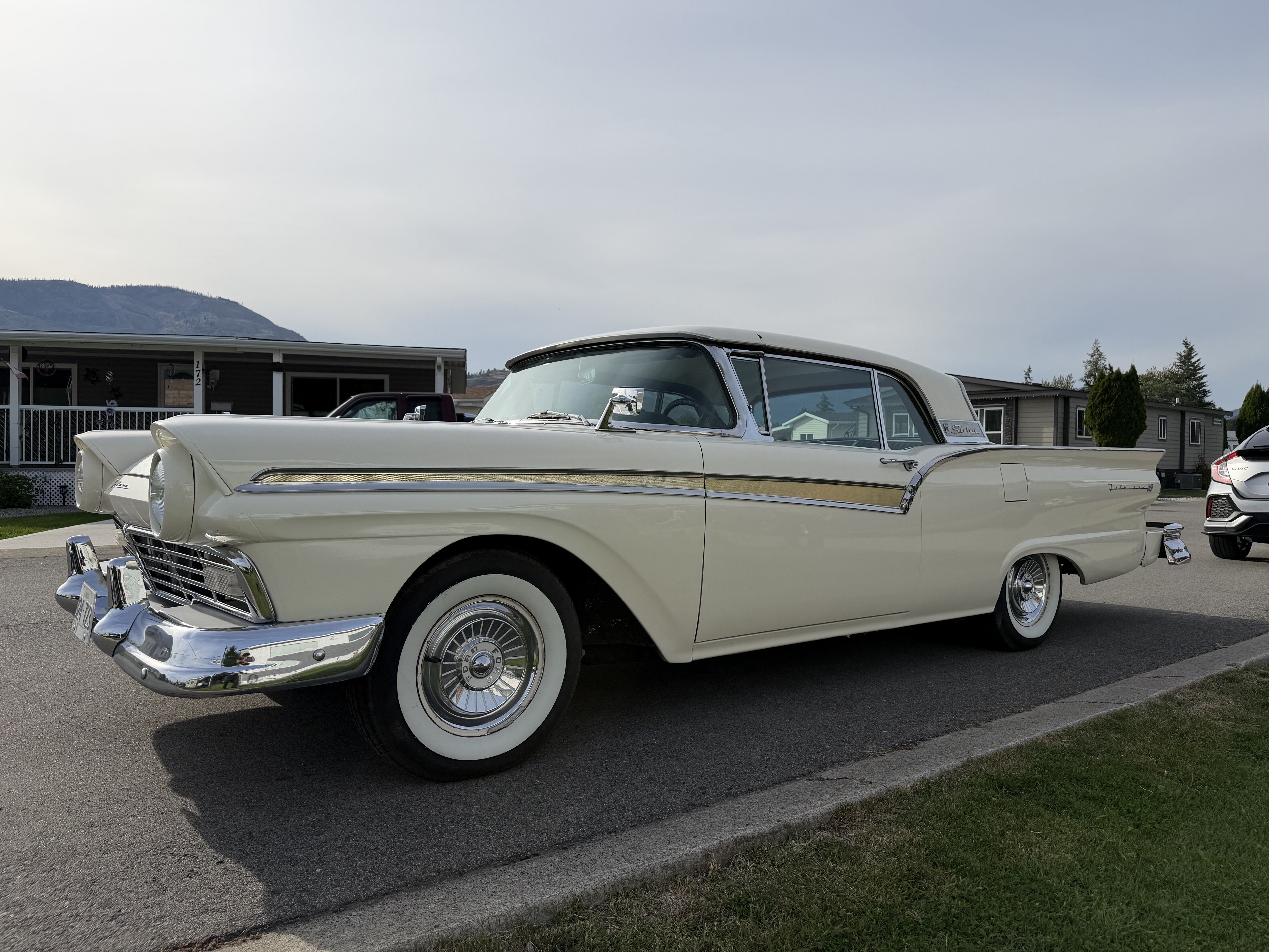 Unrestored 1957 Ford Fairlane 500 Skyliner Convertible