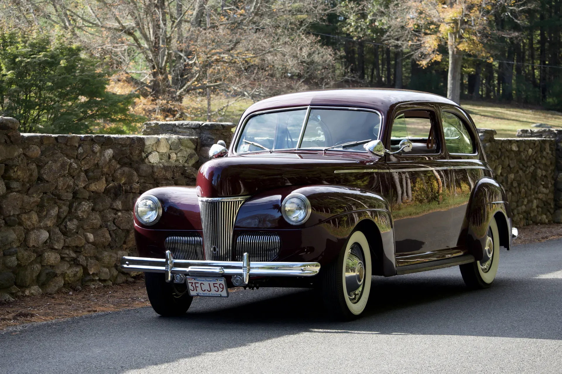 Mild Custom 1941 Ford Deluxe Sedan with Flathead V8 T5 Five-Speed