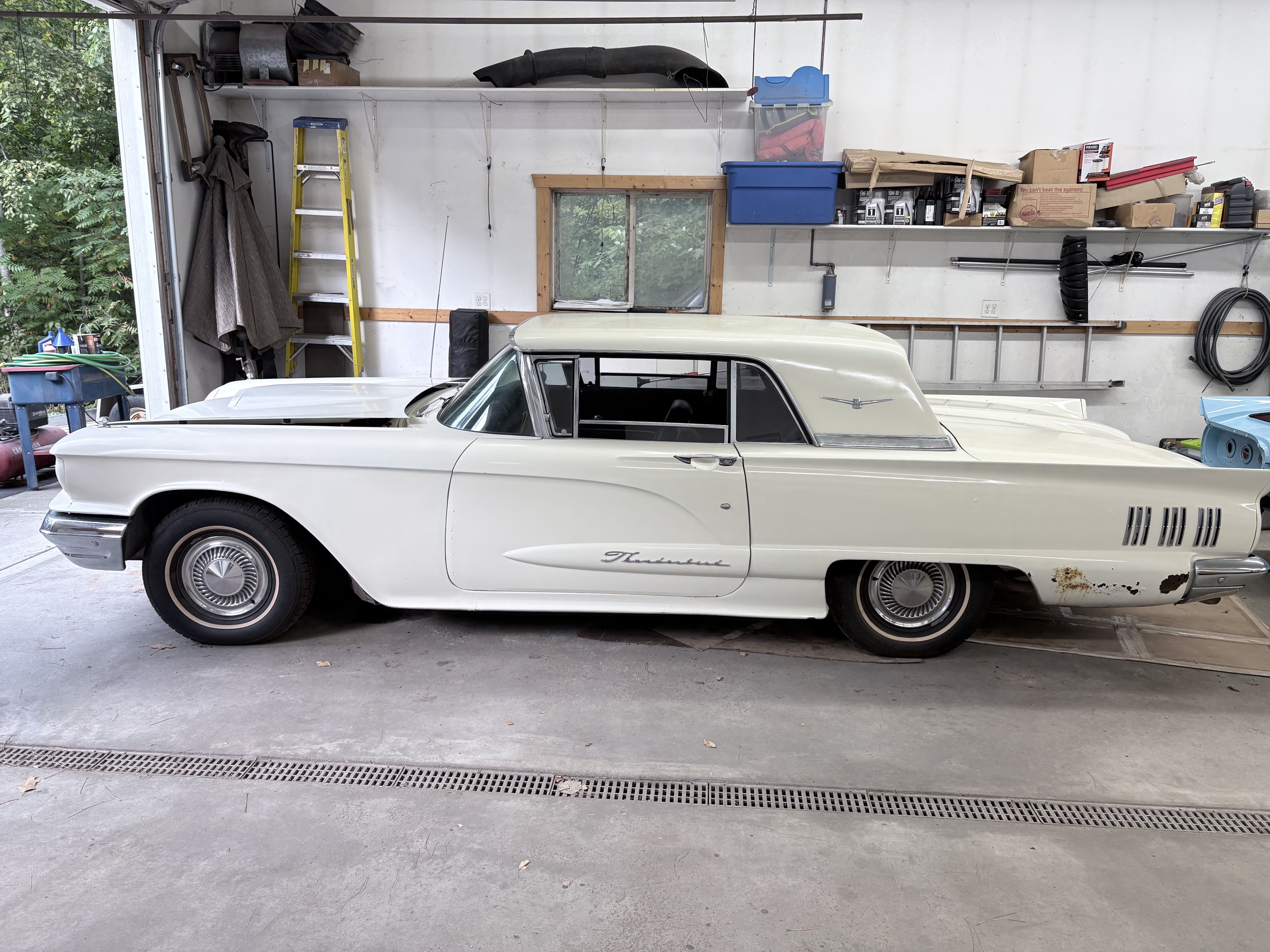 No-Reserve Pair of 1960 Ford Thunderbird Project Cars