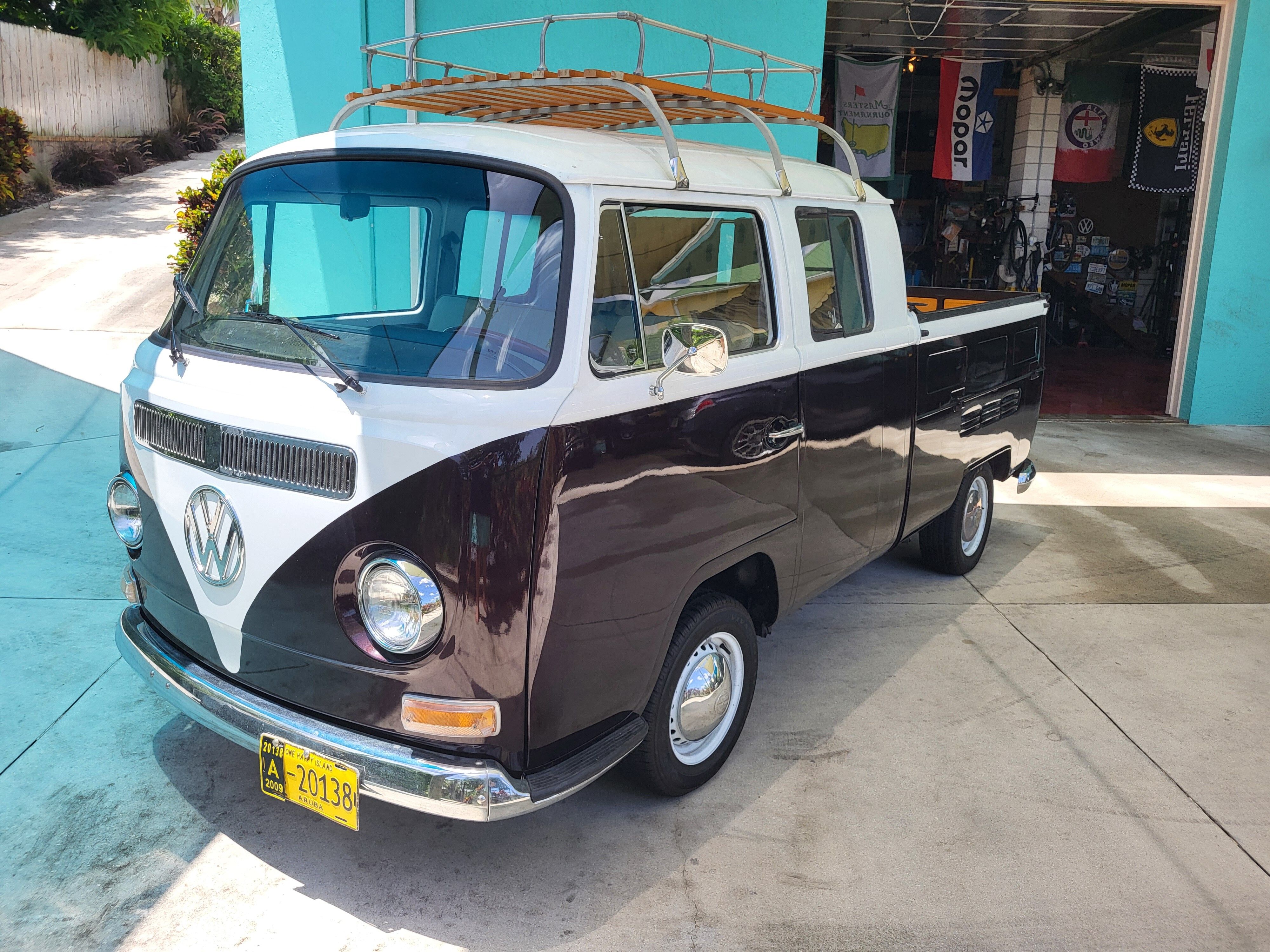 Restored 1968 Volkswagen Type 2 Double-Cab Pickup