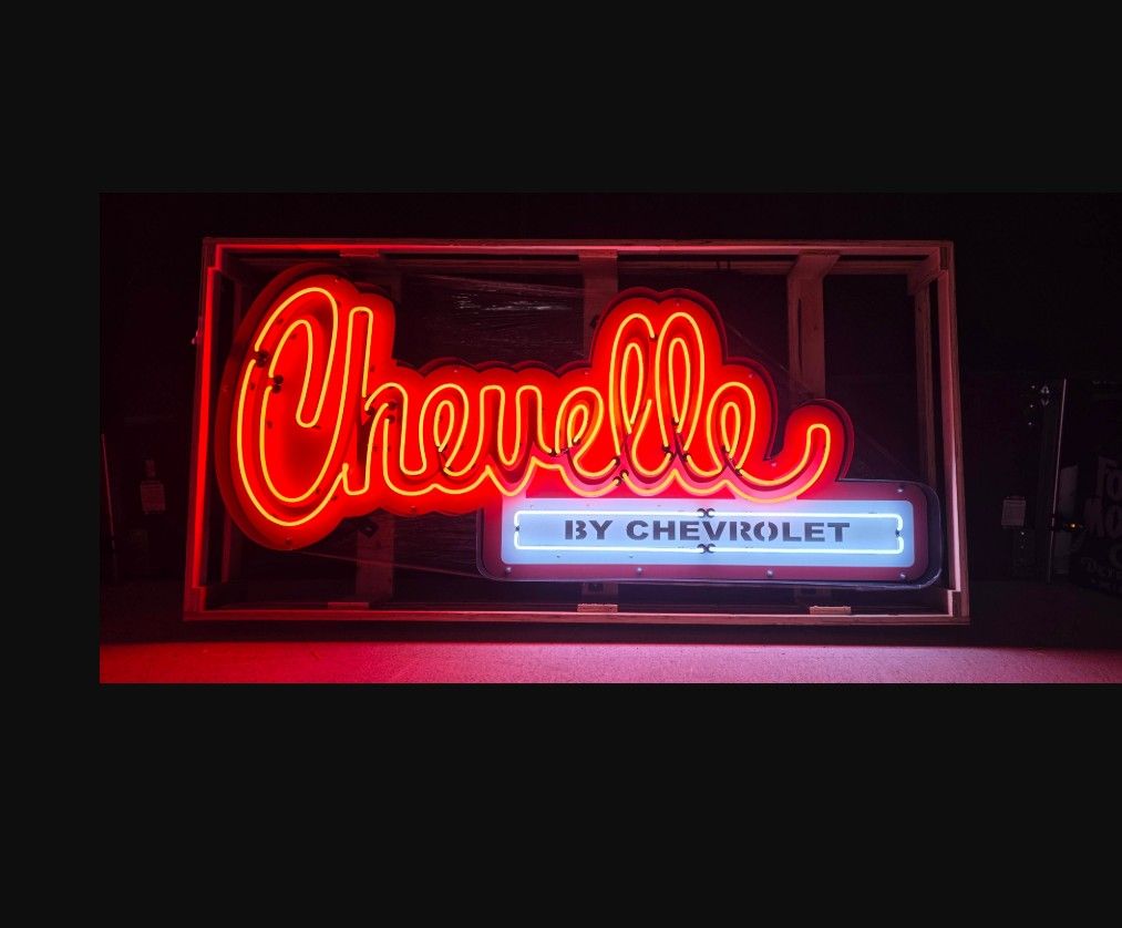 No-Reserve Chevelle by Chevrolet Neon Sign