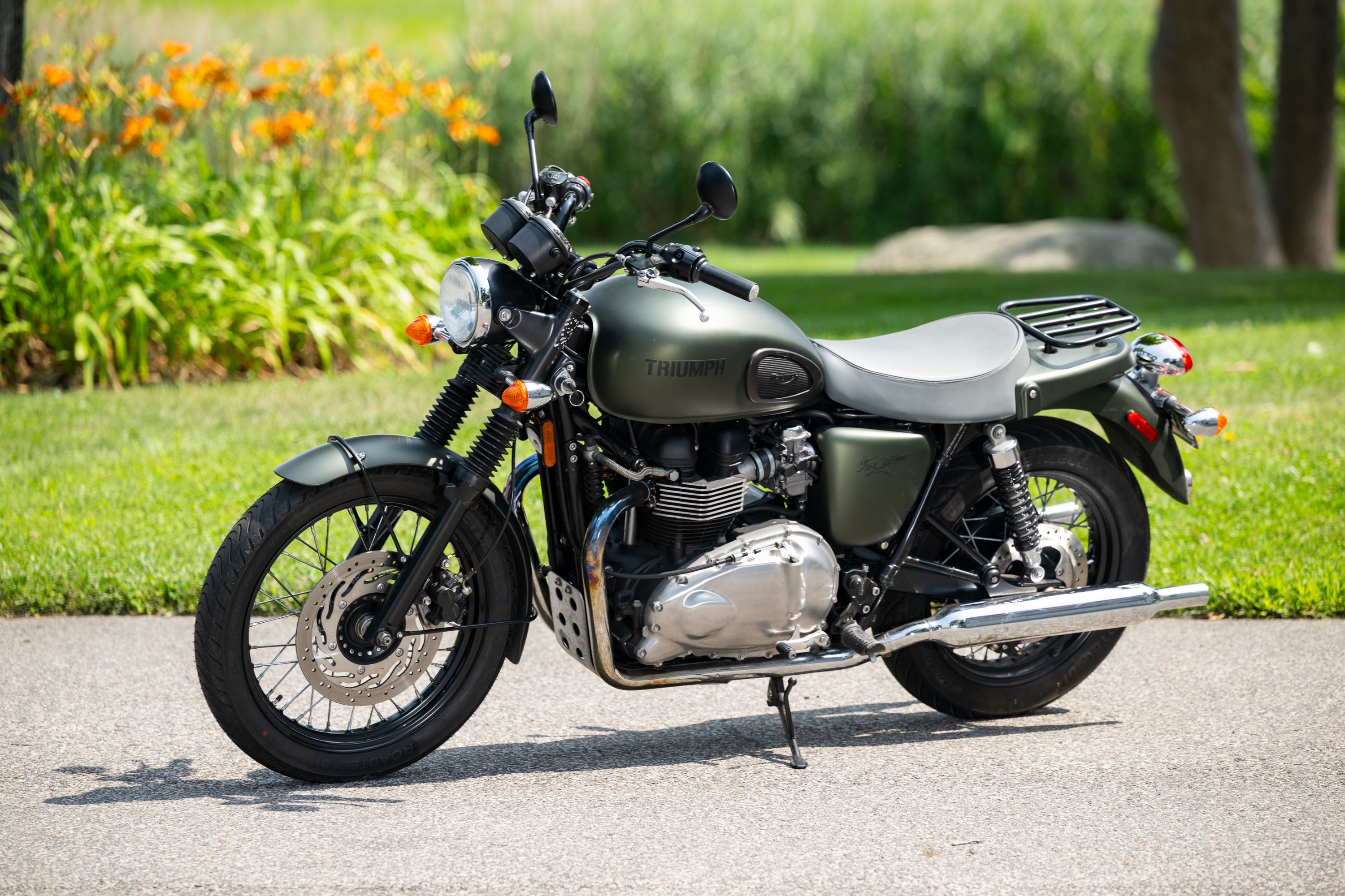 Number 489 of 1,100: 2013 Triumph Bonneville T100 Steve McQueen Edition