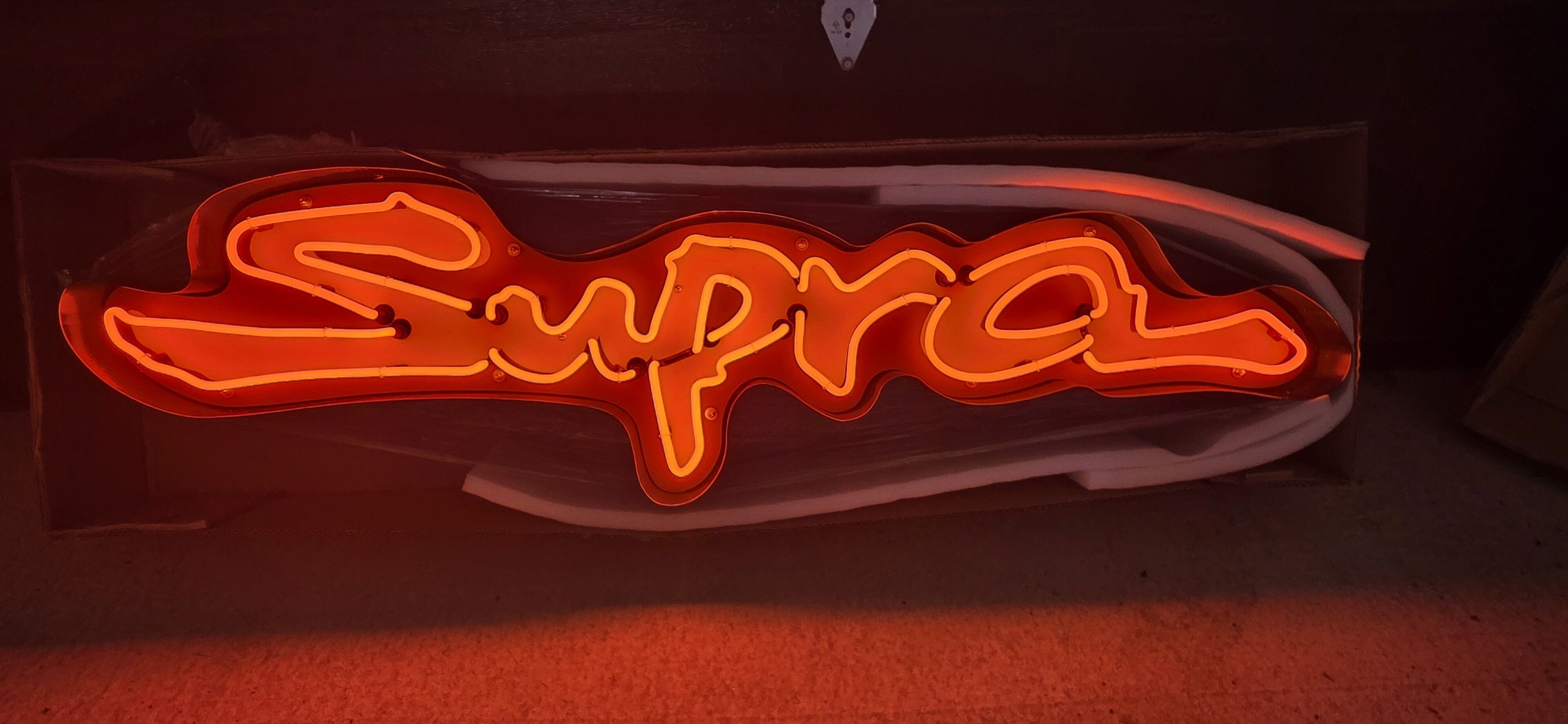 No-Reserve Toyota Supra Neon Sign