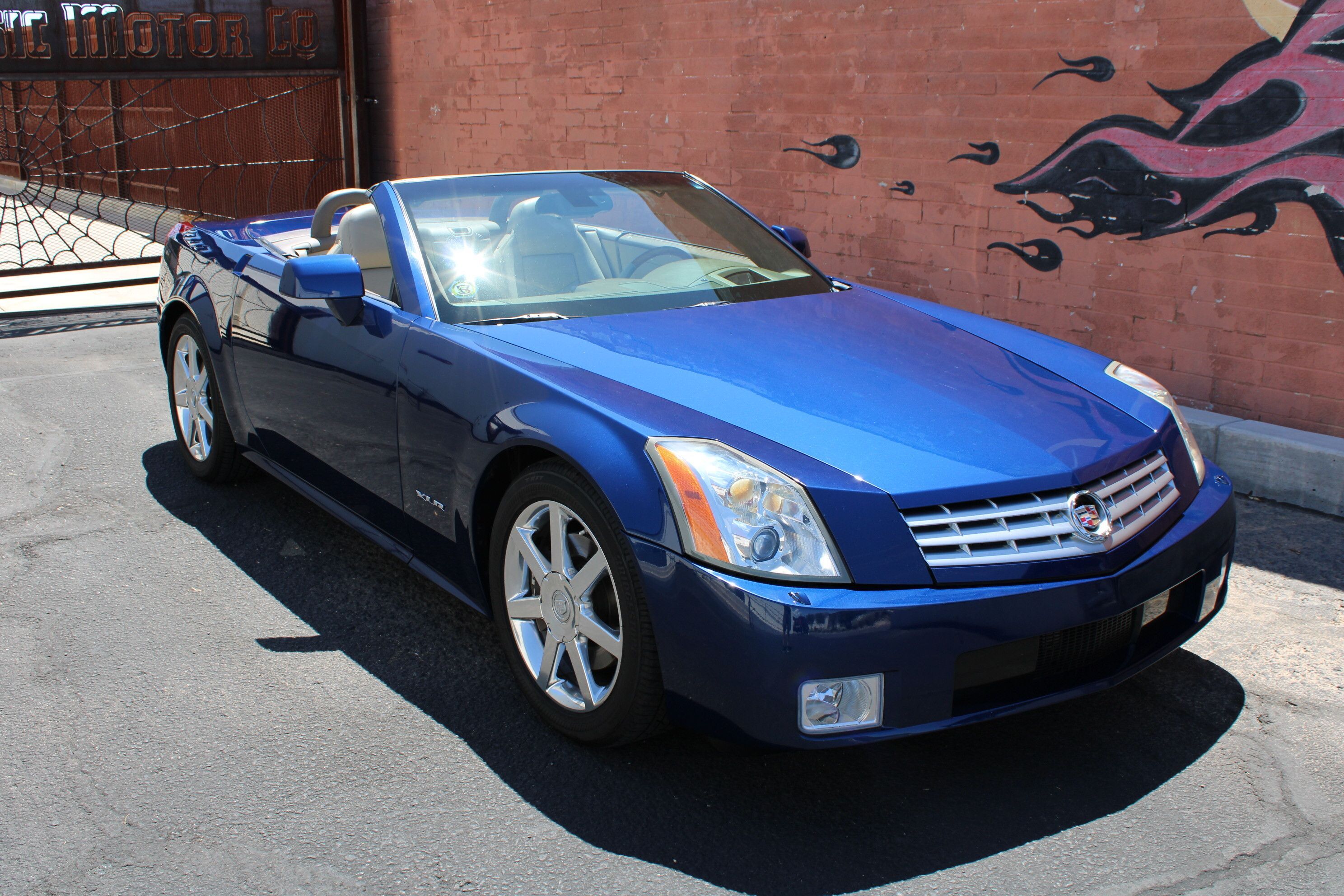 Xenon Blue 2005 Cadillac XLR Folding Hard-Top Convertible With Less Than 33k Miles