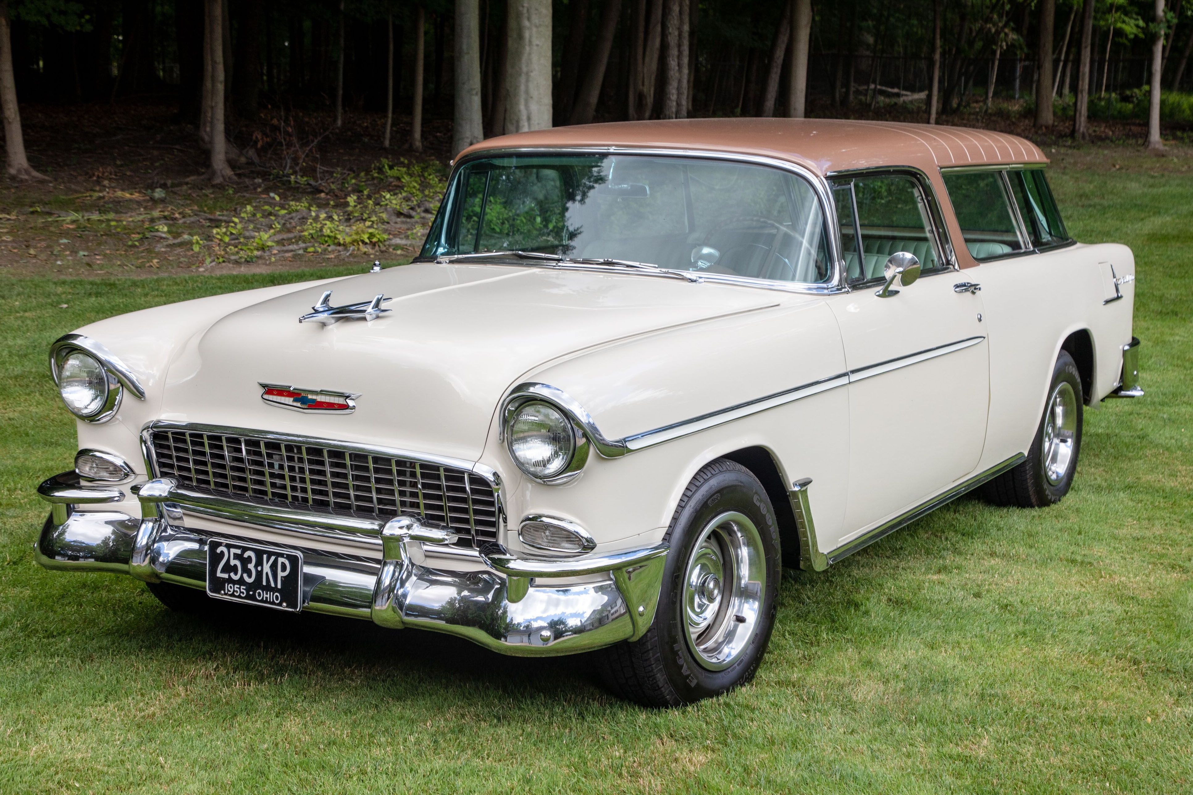 Restored 1955 Chevrolet Bel Air Nomad Station Wagon with | Hemmings