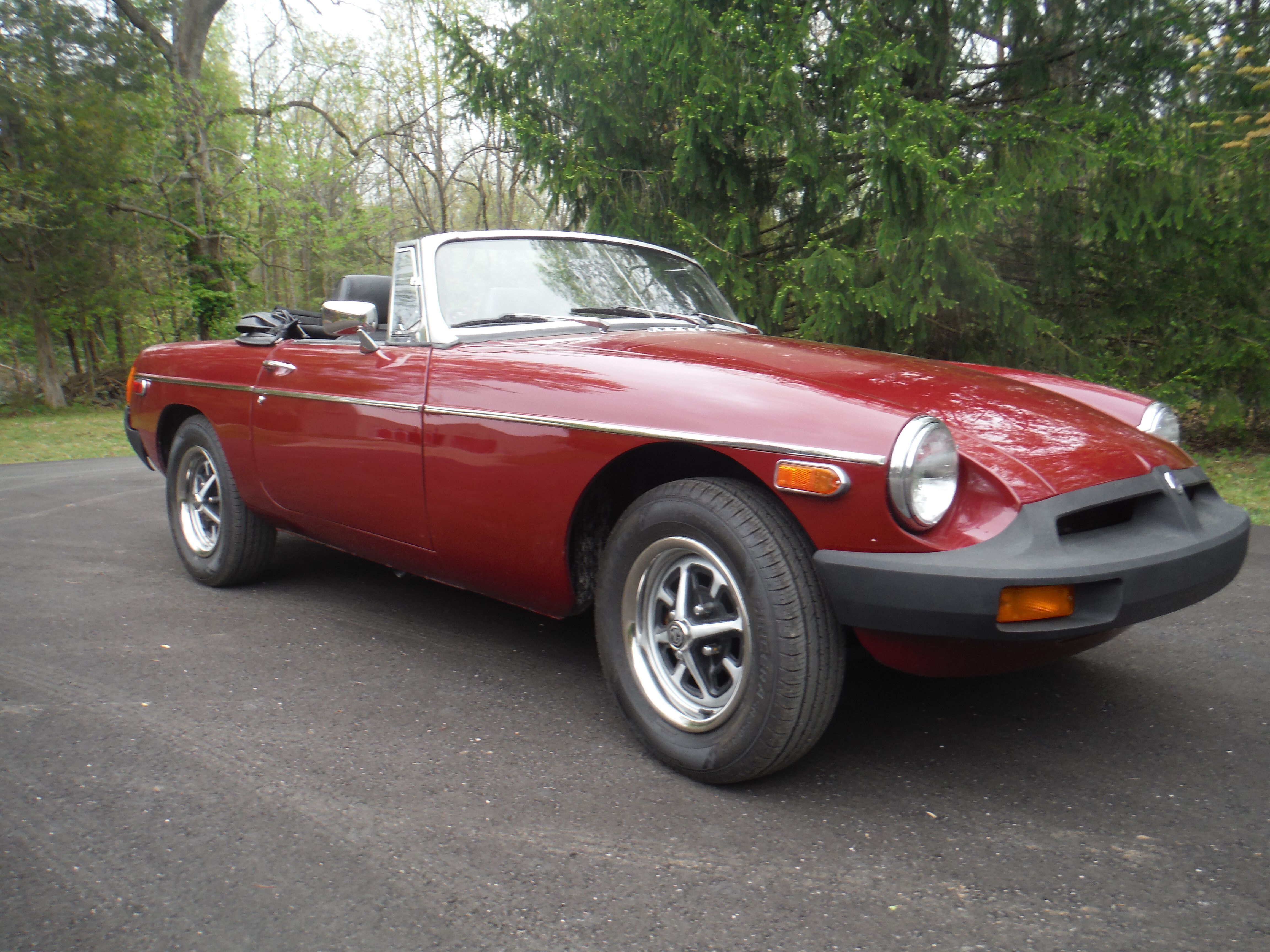 Sold - Refinished Carmine Red 1979 MGB Convertible | Hemmings